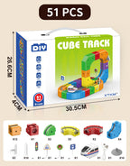 DIY Puzzle, Spatial Perception Creative & Active  - Cube Track Toys